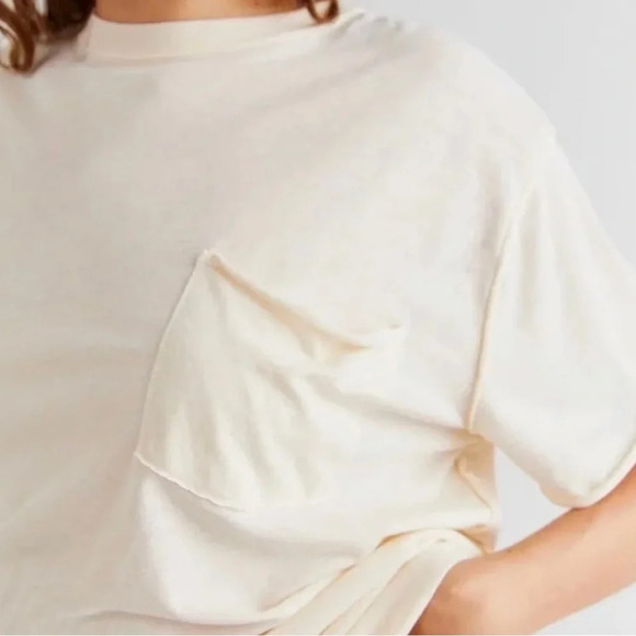 Free People Vella Tee White Swan - Picture 4 of 6